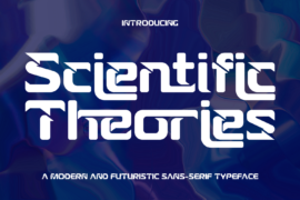 Scientific Theories Demo Font