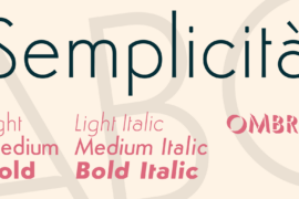 Semplicità Font Family