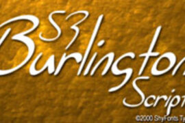 SF Burlington Script Font Family
