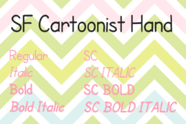 SF Cartoonist Hand Font Family