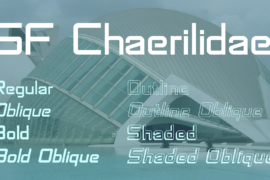 SF Chaerilidae Font Family
