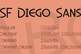 SF Diego Sans Font Family