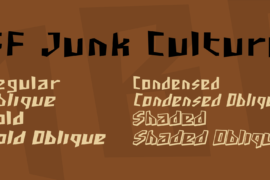 SF Junk Culture Font Family