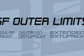 SF Outer Limits Font Family