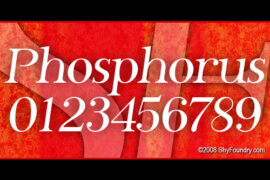 SF Phosphorus Font Family
