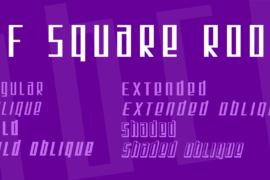 SF Square Root Font Family