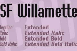 SF Willamette Font Family