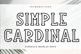 Simple Cardinal Font