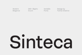 Sinteca Font Family