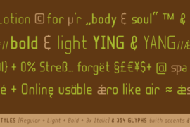 Soul Lotion Font Family