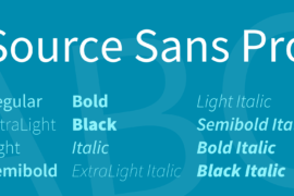 Source Sans Pro Font Family