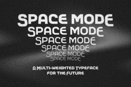 Space Mode 1.0 TRIAL Font Family