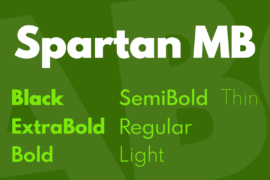 Spartan MB Font Family