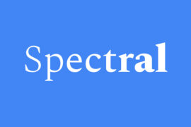 Spectral Font Family