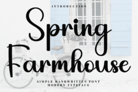 Spring Farmhouse Font