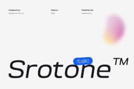 Srotone Italic Font Family