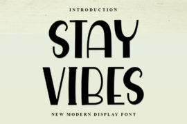 Stay Vibes Font