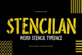 Stencilan Font