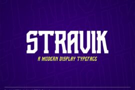 Stravik Font Family