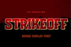 Strikeoff Font