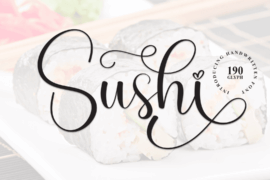 Sushi Font