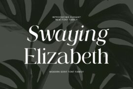 SwayingElizabeth Font Family