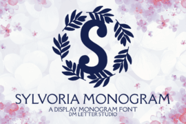 Sylvoria Monogram Font