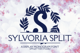 Sylvoria Split Monogram Font