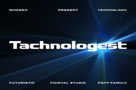 Tachnologest Font Family