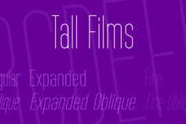 Tall Films Font Family