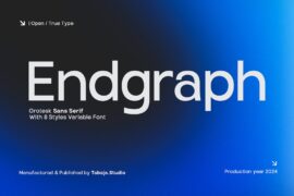 TBJ Endgraph Mini Font Family