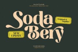 TBJ Sodabery Mini Font Family