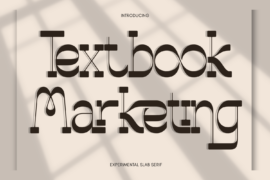 Textbook Marketing Demo Font