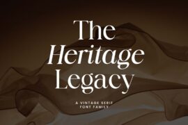 TheHeritageLegacy Font Family