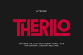 Therilo Font Family