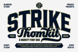 Thomkit Strike Font Family