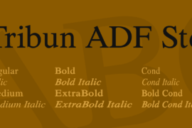 Tribun ADF Std Font Family