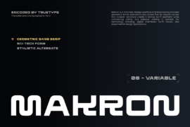 TRT Makron Demo Font Family