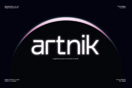 TT Artnik Demo Font Family