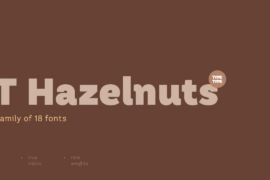 TT Hazelnuts Trl Font Family