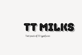TT Milks Casual Trial Font Family