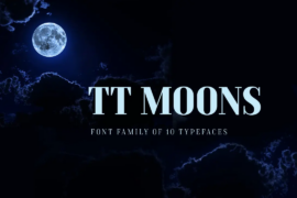 TT Moons Trial Font Family