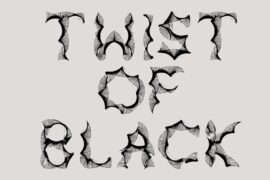 Twist of Black FREE VERSION Font