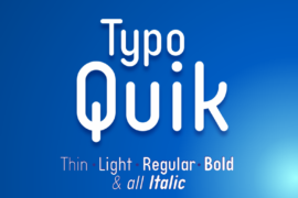 Typo Quik Font Family