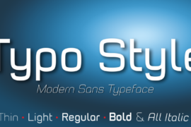 Typo Style Font Family