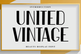 United Vintage Font