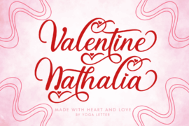 Valentine Nathalia Demo Font Family