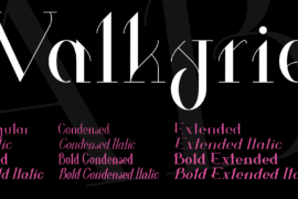 Valkyrie Font Family