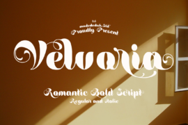 Velvoria DEMO Font