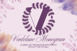 Verdelune Monogram Font